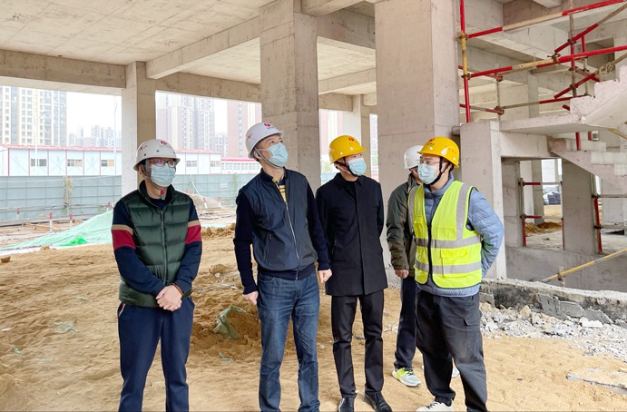 市政公用集團黨委委員、副總經理葛威敏到泉邦產業(yè)園項目檢查安全生產工